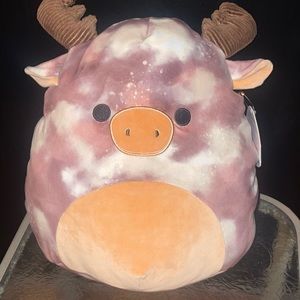 Original Squishmallow official kellytoy, Rufus The Moose, 14 inch Plush Toy